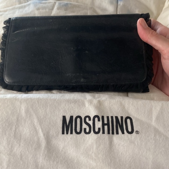 Goodbye RARE AUTHENTIC VINTAGE MOSCHINO CHEAP AND CHIC Large wallet and dust bag - Picture 3 of 11